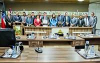 Sessão Solene  homenageia Prefeito Keitton Pinheiro e Gerente do Banco da Amazônia